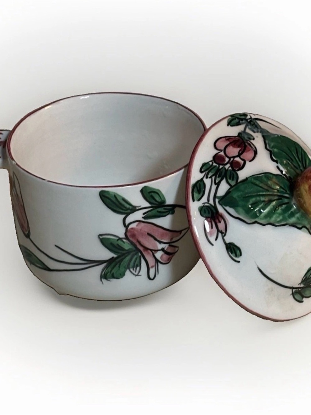 Vintage Luneville made in Italy jar